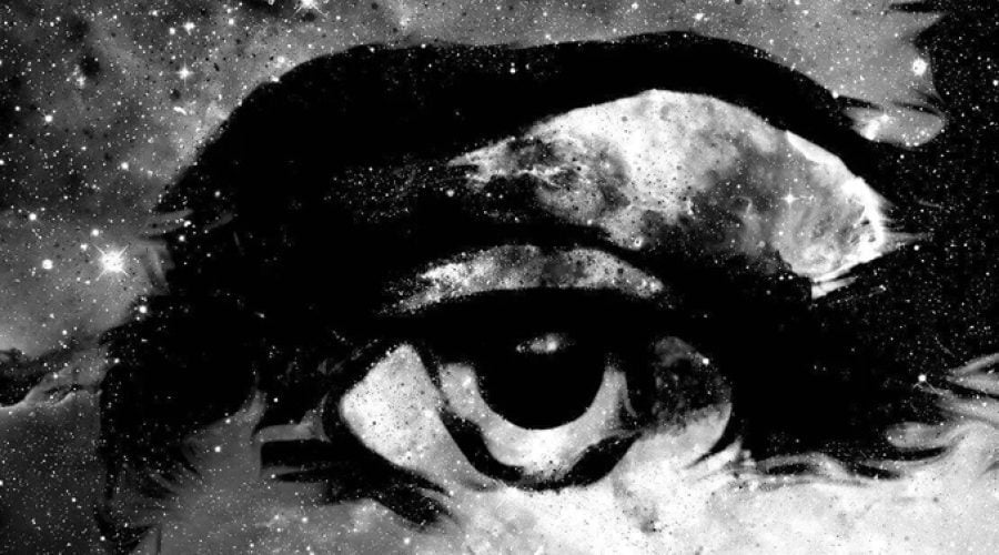 The Divine Eye [Homage to God] Jesus Eye In Cosmic Space - leafBuilder