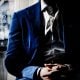 Fashion: Dressed In Blue Suit