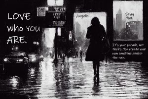 “Sit Back And Count Those Raindrops”